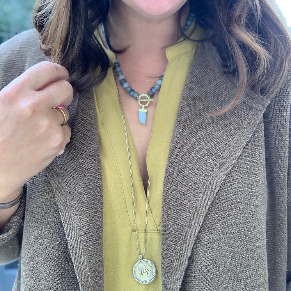 Stella & Dot beaded necklace
